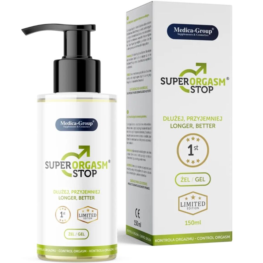 Medica Group Súper Orgasm Stop gel íntimo para hombre 150 ml