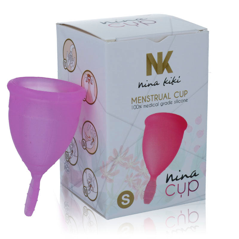 Nina Kikí copa menstrual lila talla S