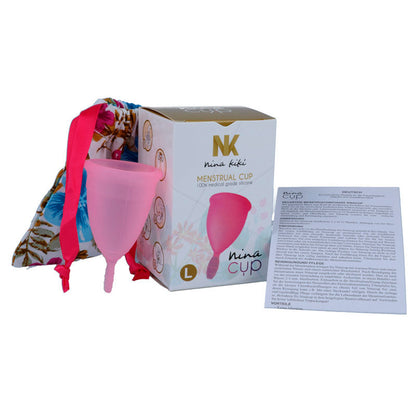 Nina Kikí copa menstrual rosa talla L
