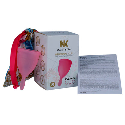 Nina kikí copa menstrual rosa talla S