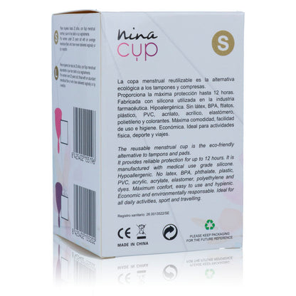 Nina kikí copa menstrual rosa talla S