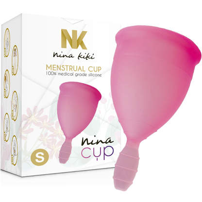 Nina kikí copa menstrual rosa talla S