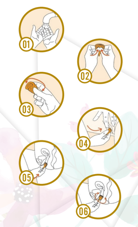 Nina Kikí copa menstrual lila talla L