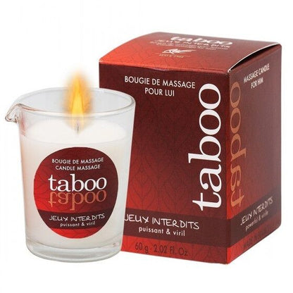 Ruf Taboo vela de masaje para él Jeux Interdits aroma liquen salvaje 60 g