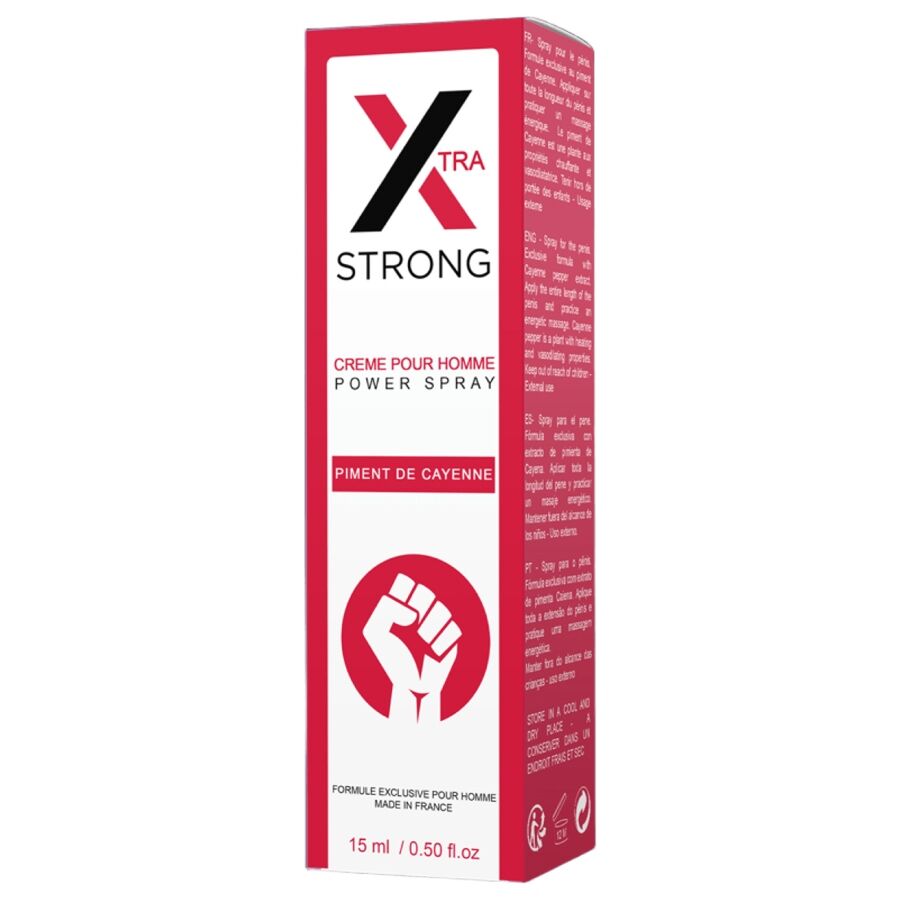 RUF X Strong potente stray para el pene 15 ml