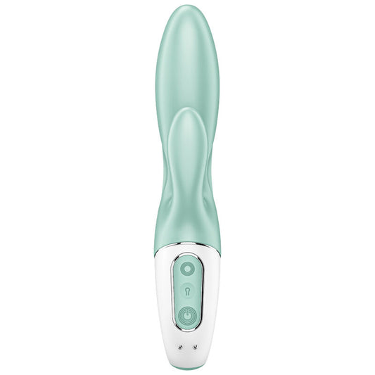 Satisfyer Air Pump Bunny 5+ vibrador rabbit inflable verde