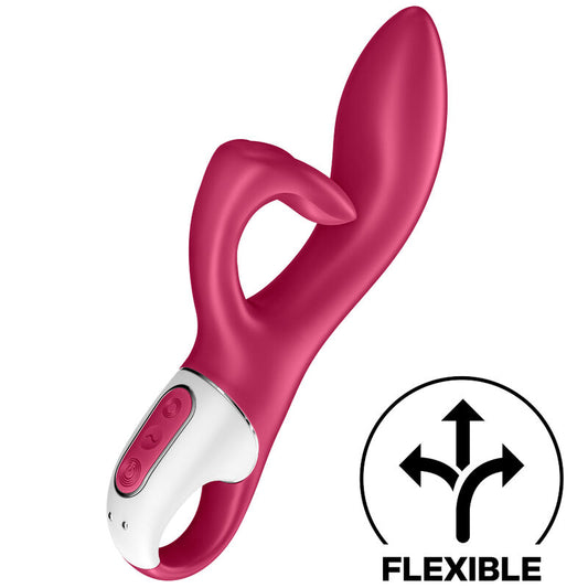 Satisfyer Embrace Me vibrador punto G rojo