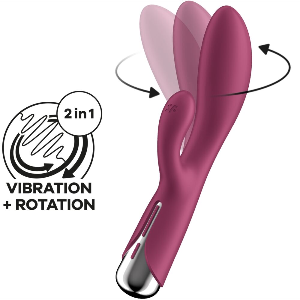Satisfyer Spinning Rabbit 1 rojo