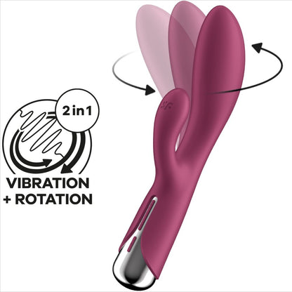 Satisfyer Spinning Rabbit 1 rojo
