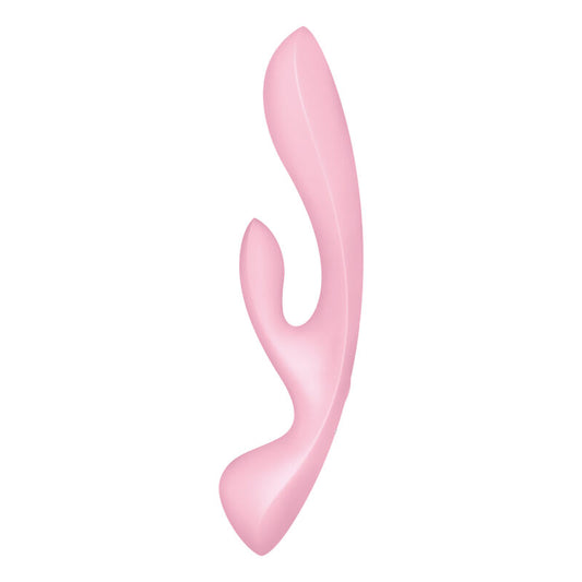 Satisfyer Triple Oh vibrador híbrido rosa