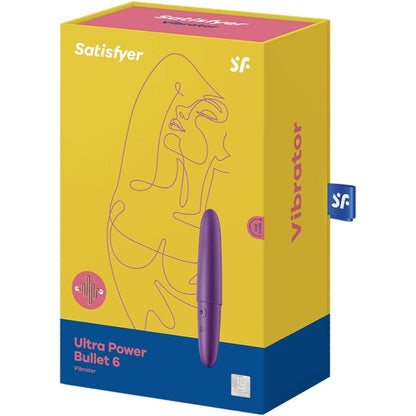 Satisfyer Ultra Power Bullet 6 bala vibradora morada