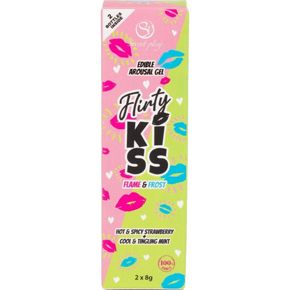 SecretPlay Flirty Kiss geles con efectos sexo oral fresa & menta