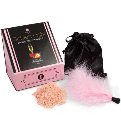 SecretPlay Golden Light kit polvos comestibles fresas & cava 40 g
