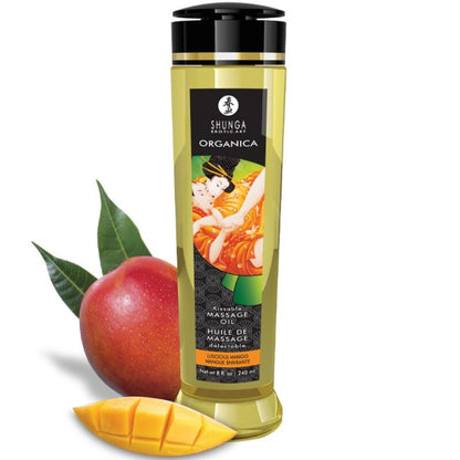 Shunga aceite de masaje orgánico mango 240 ml