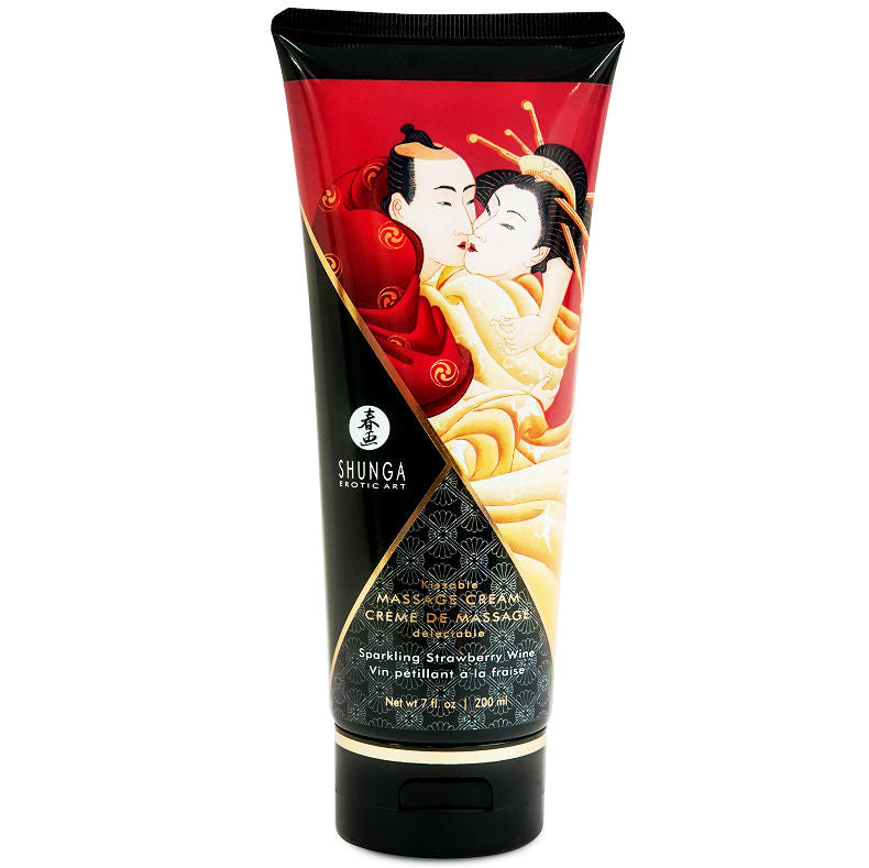 Shunga crema masaje fresas y cava 200 ml