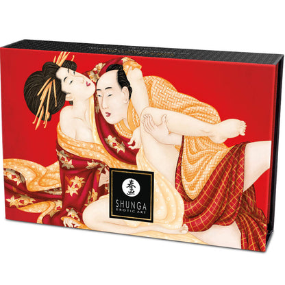 Shunga kit polvos de masaje comestible fresa 75 g