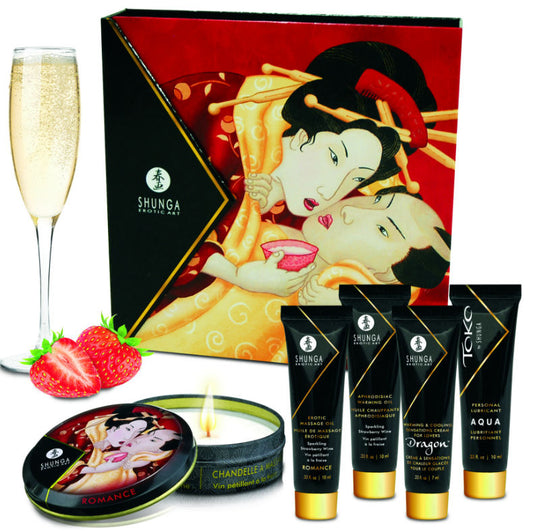 Shunga kit Secret Geisha fresas y cava