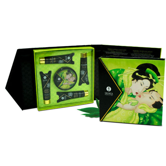 Shunga kit Secret Geisha te verde organico