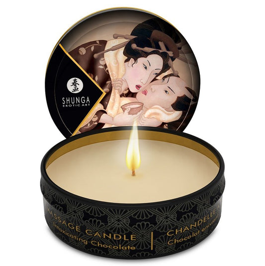 Shunga mini caress by candelight vela masaje chocolate 30 ml