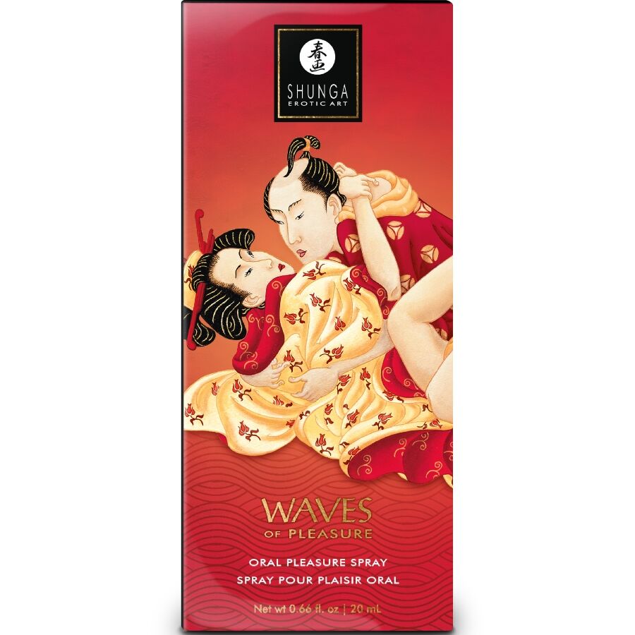 Shunga waves pleasure spray oral seductor fresa 20 ml
