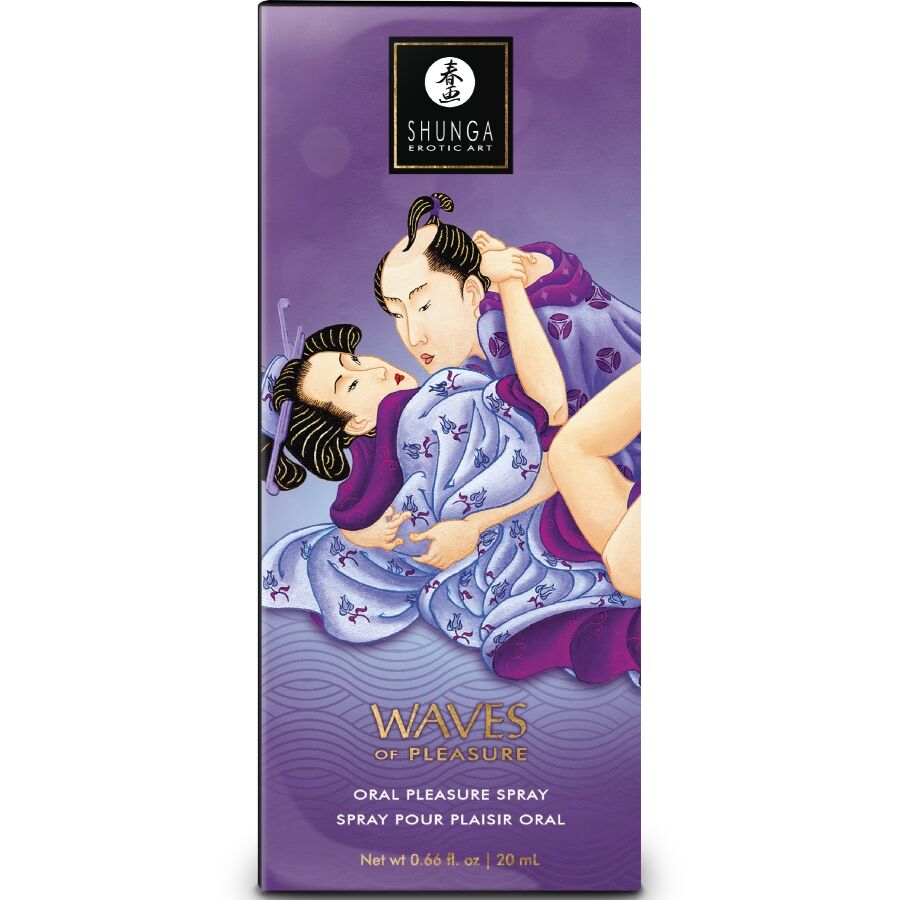 Shunga waves pleasure spray oral seductor frutas exóticas 20 ml