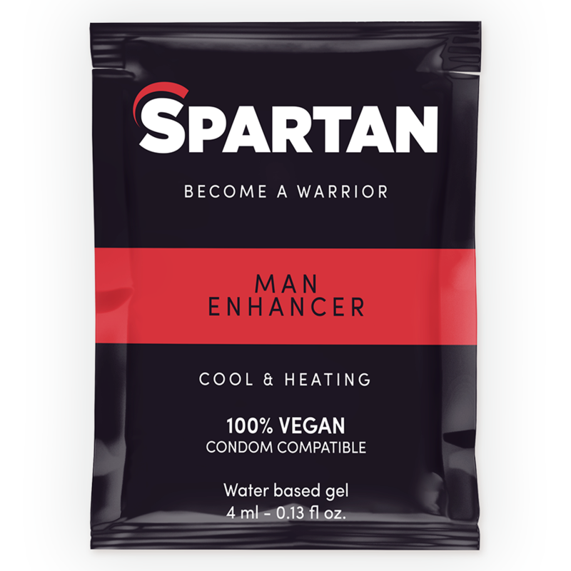 Spartan Gel potenciador erección efecto frío calor 100% vegano 4 ml