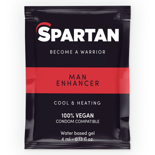 Spartan Gel potenciador erección efecto frío calor 100% vegano 4 ml