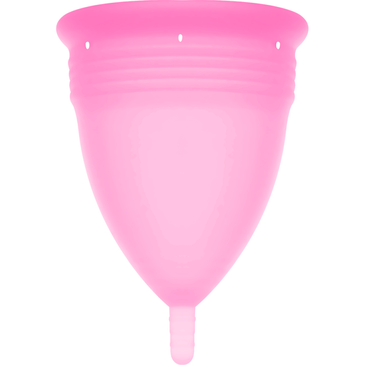 Stercup copa menstrual fda silicona rosa talla l