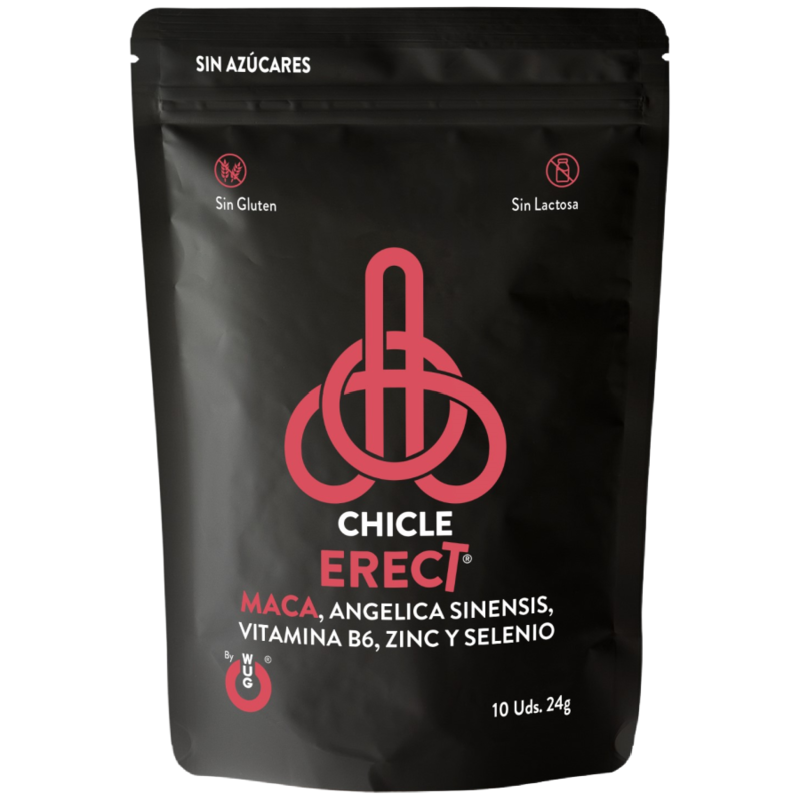 WUG Erect – chicle para potenciar la energía y el rendimiento masculino